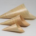 Wooden Serving Cones - 3 Sizes