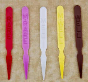 Plastic Steak Markers (by Color)