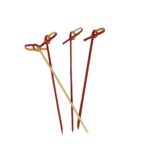 Red Knotted Bamboo Picks - 2 Sizes
