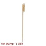White Knife (Paddle) Allergy Bamboo Picks - Economy - 2 Designs - Image 7
