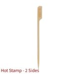 White Knife (Paddle) Allergy Bamboo Picks - Economy - 2 Designs - Image 9