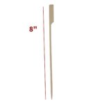 White Knife (Paddle) Bamboo Picks – 5 Sizes - Image 12