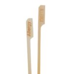 White Knife (Paddle) Allergy Bamboo Picks - Economy - 2 Designs