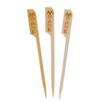 Bamboo Steak/Burger Markers - 2 Sizes - Image 22