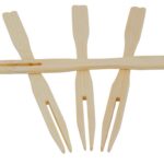 Bamboo Fruit Forks - 1 Size