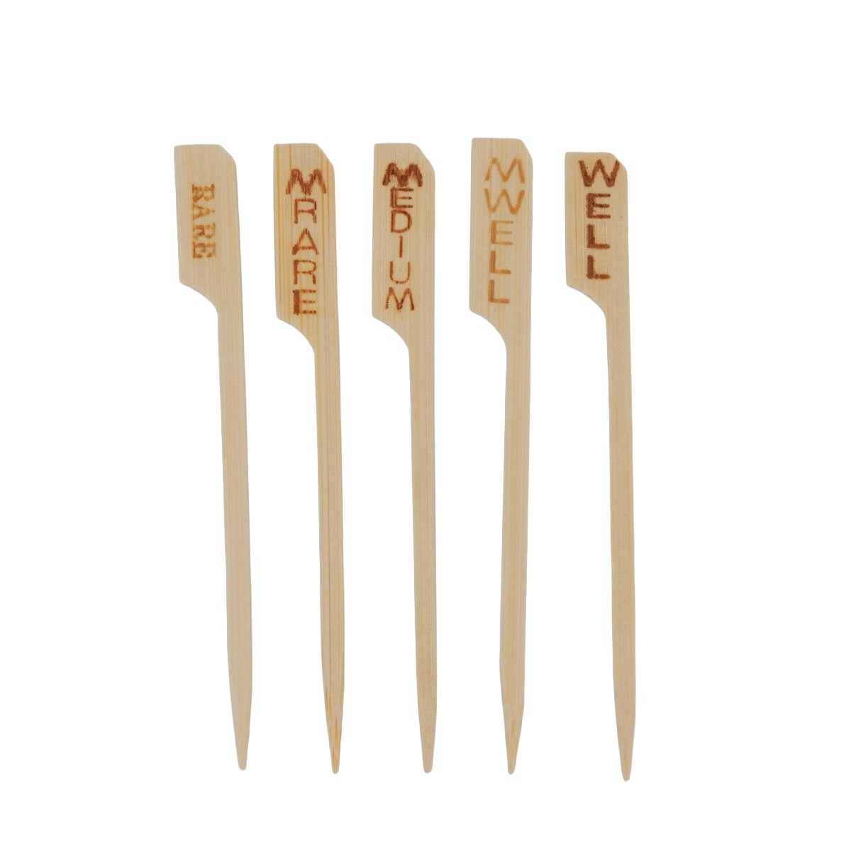 WEB.STKMKR.PAR Bamboo Steak/Burger Markers - 2 Sizes - Image 1
