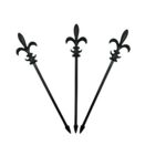 Plastic Fleur De Lis Picks - 3 Colors - Image 4