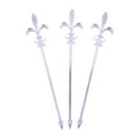 Plastic Fleur De Lis Picks - 3 Colors - Image 7
