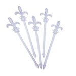 Plastic Fleur De Lis Picks - 3 Colors - Image 8
