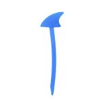 Plastic Shark Fin Picks - 2 Colors - Image 7