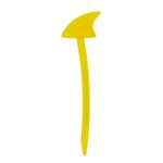Plastic Shark Fin Picks - 2 Colors - Image 4