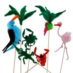 Chenille Decorator Picks - 7 Designs
