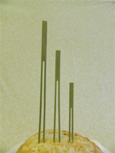 Double Prong Bamboo Skewer/Pick - 3 Sizes